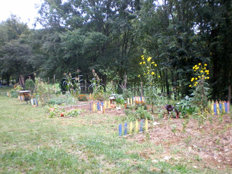 La parcelle des petits jardiniers au Jardin Bourian de Dgagnac.