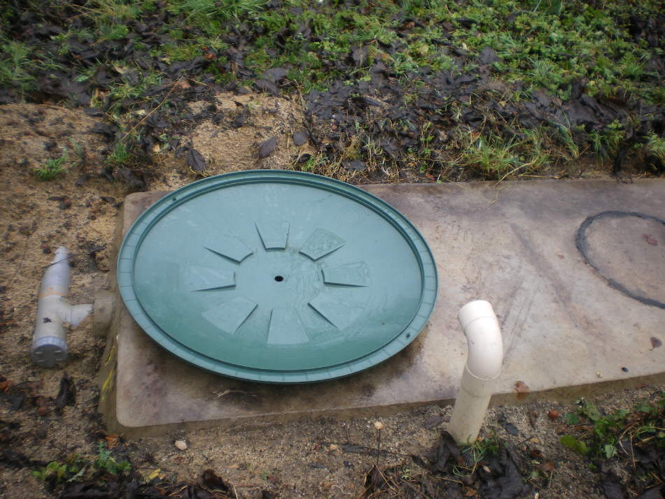 Rcupration de l'eau de pluie : vasque pour filtrer l'eau de pluie